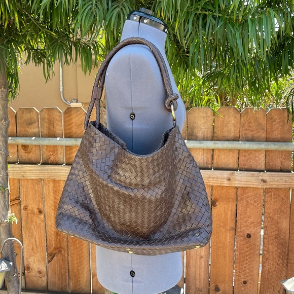 Helen Kaminski Bags Helen Kaminski Large Brown Woven Leather Bag